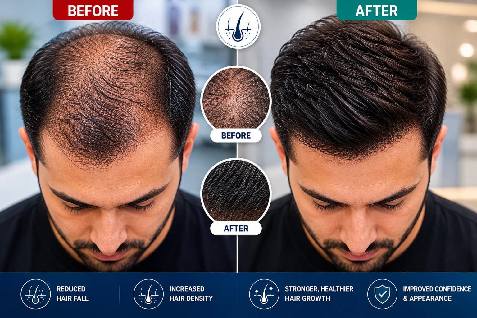 علت ریزش مو چیست؟ راهنمای جامع علمی ریزش مو در زنان و مردان