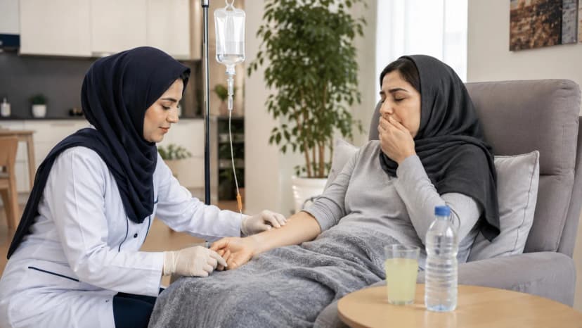 سرم برای اسهال و استفراغ؛ چه زمانی درمان خانگی کافی نیست؟