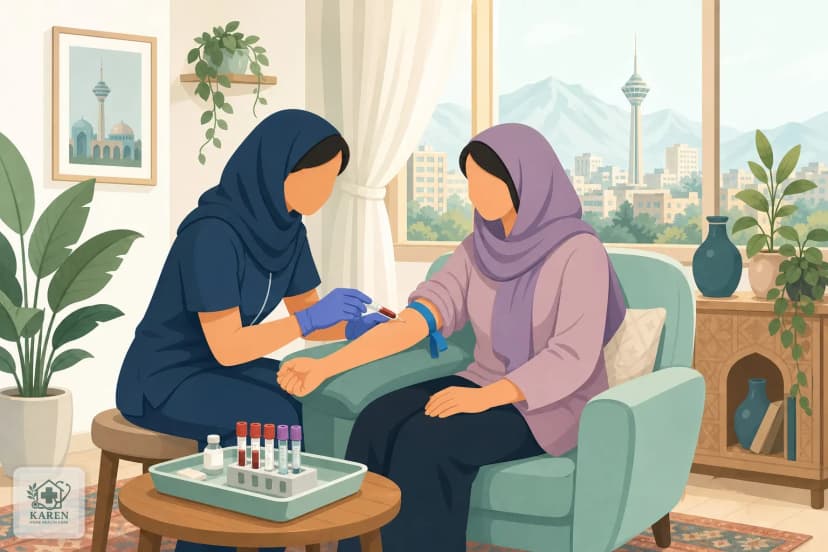 پنل آزمایش تنبلی تخمدان در منزل تهران — ۸ تست هورمونی