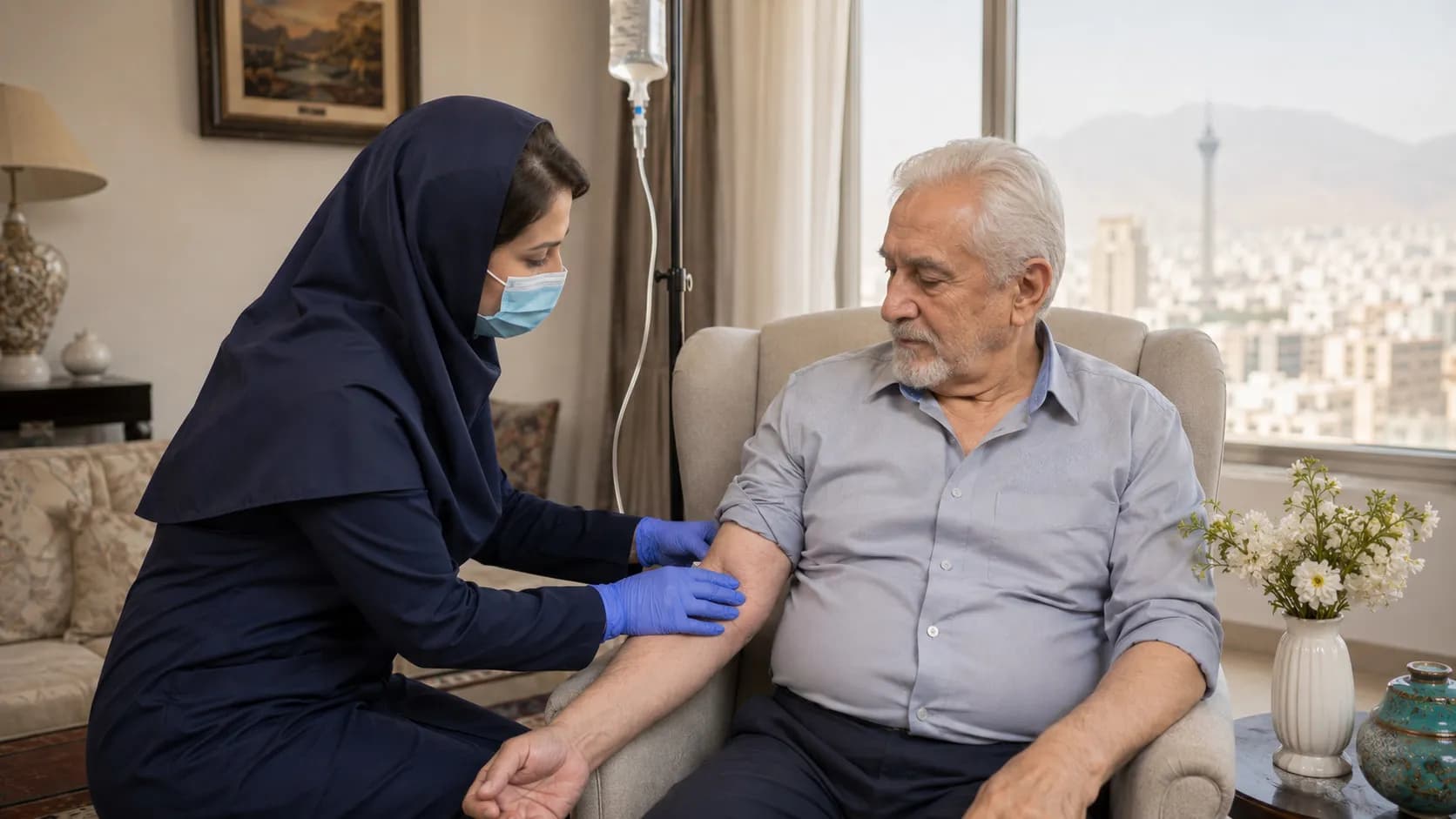 سرم برای سالمندان؛ چه زمانی سالمند به درمان وریدی نیاز پیدا میکند؟