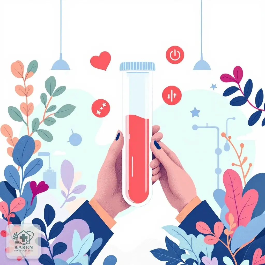 اینفوگرافیک شاخص‌های آزمایش آهن شامل آهن سرم، فریتین، TIBC و ترانسفرین