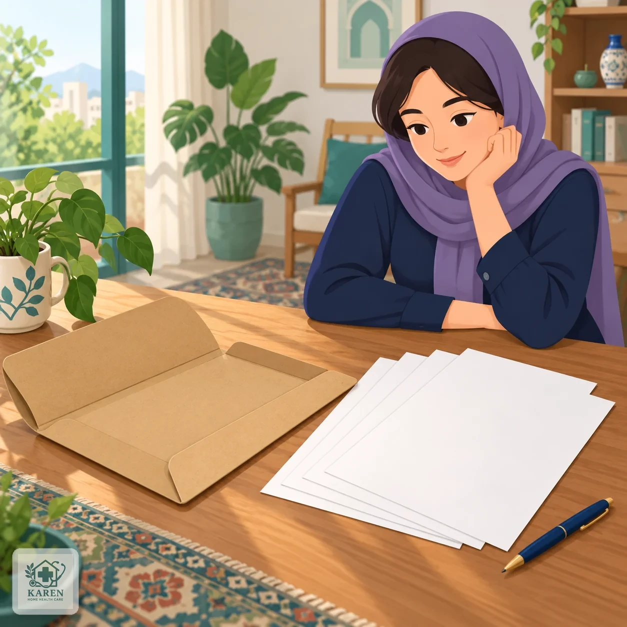پوشه پرونده پزشکی باز روی میز با برگه‌های نتیجه آزمایش مرتب‌شده در کنار هم