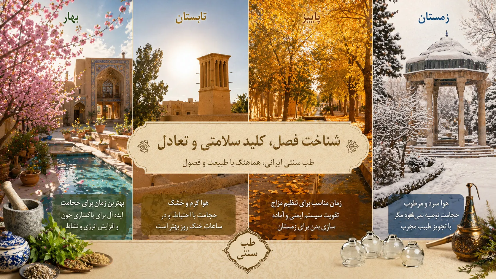 بهترین فصل برای فصد خون - بهار و پاییز در طبیعت ایران
