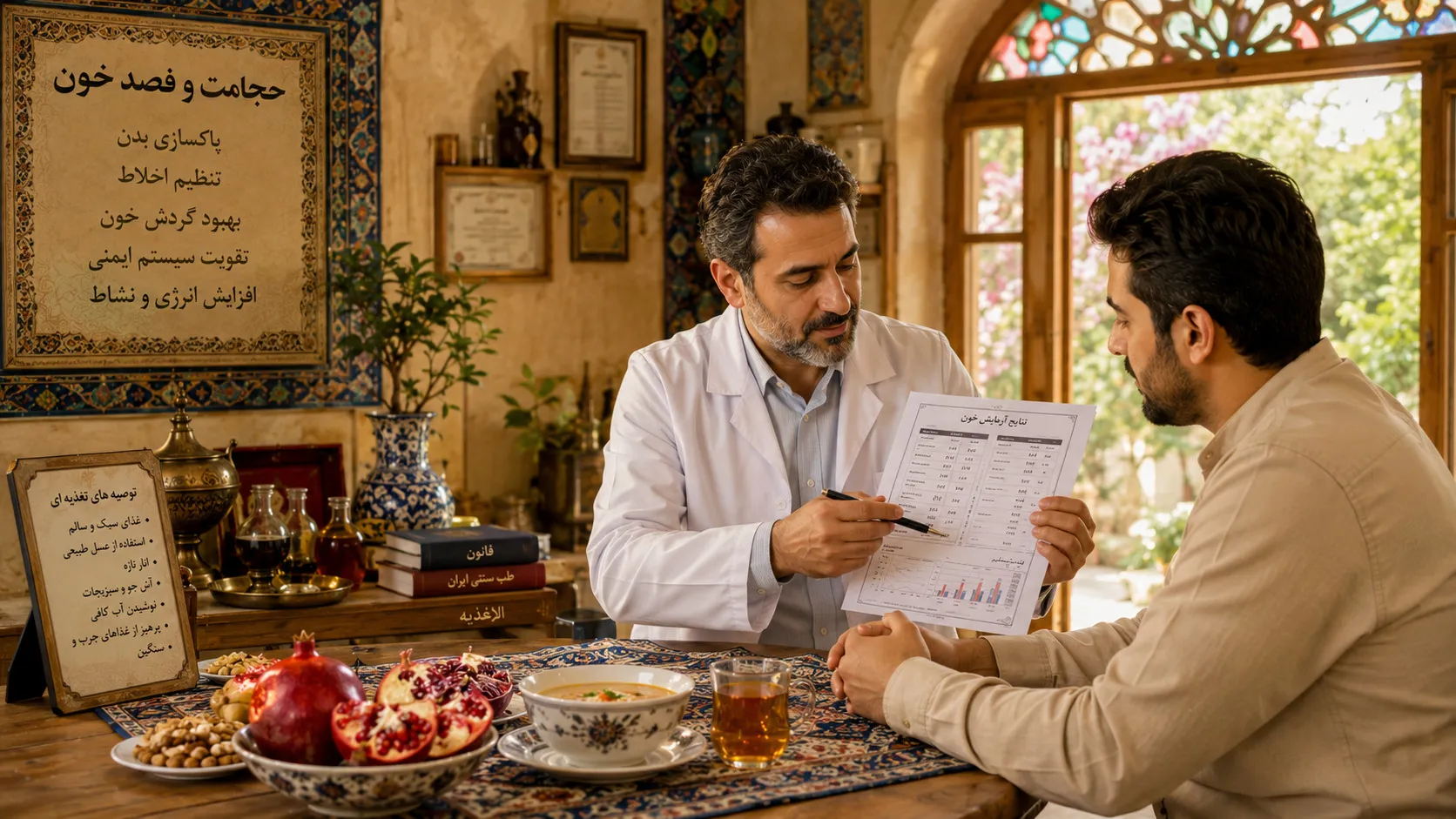 آمادگی قبل از فصد خون - آزمایش، رژیم غذایی و مشاوره طب سنتی