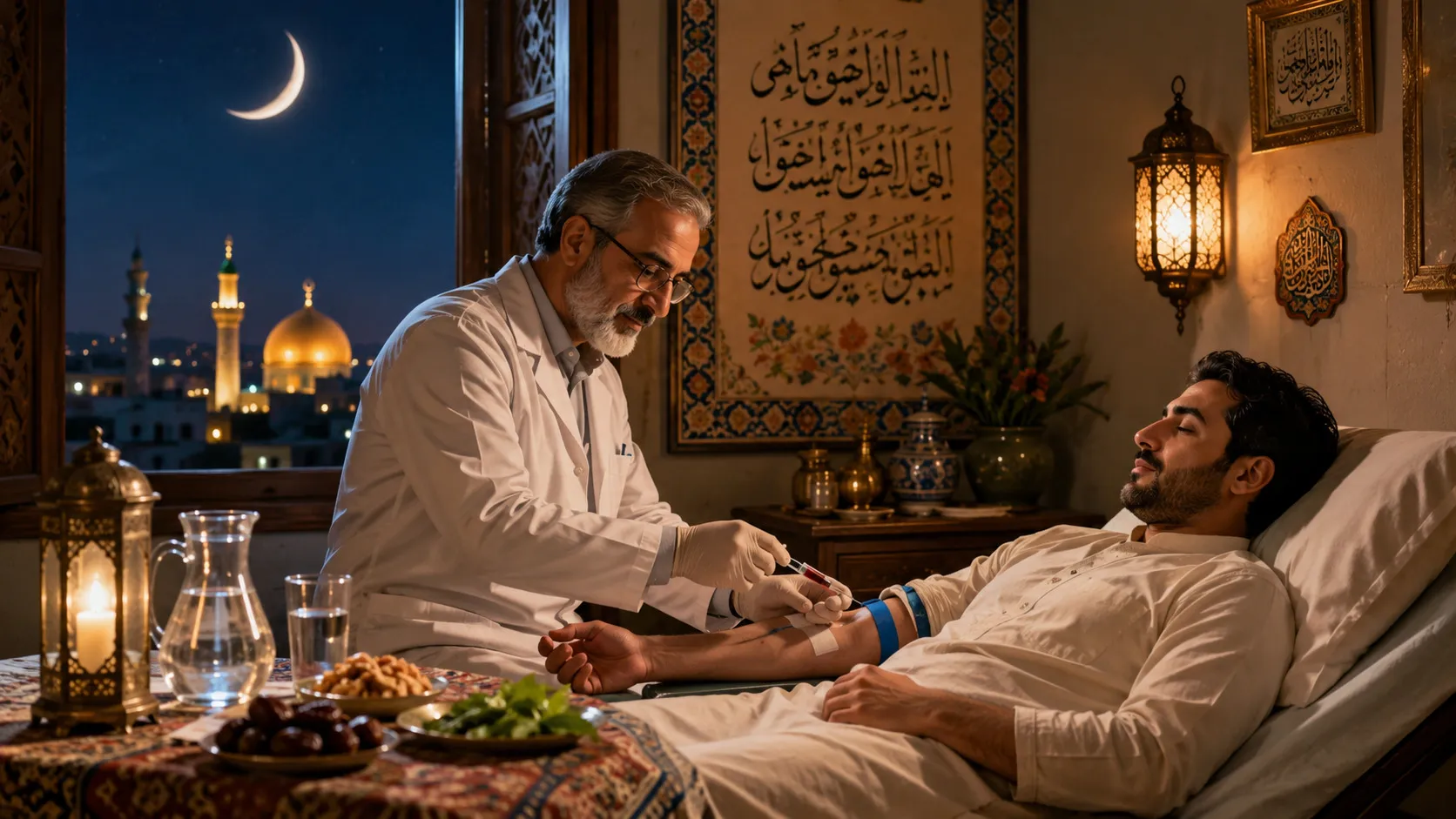 فصد خون در ماه رمضان - زمان مناسب بعد افطار و احتیاطها