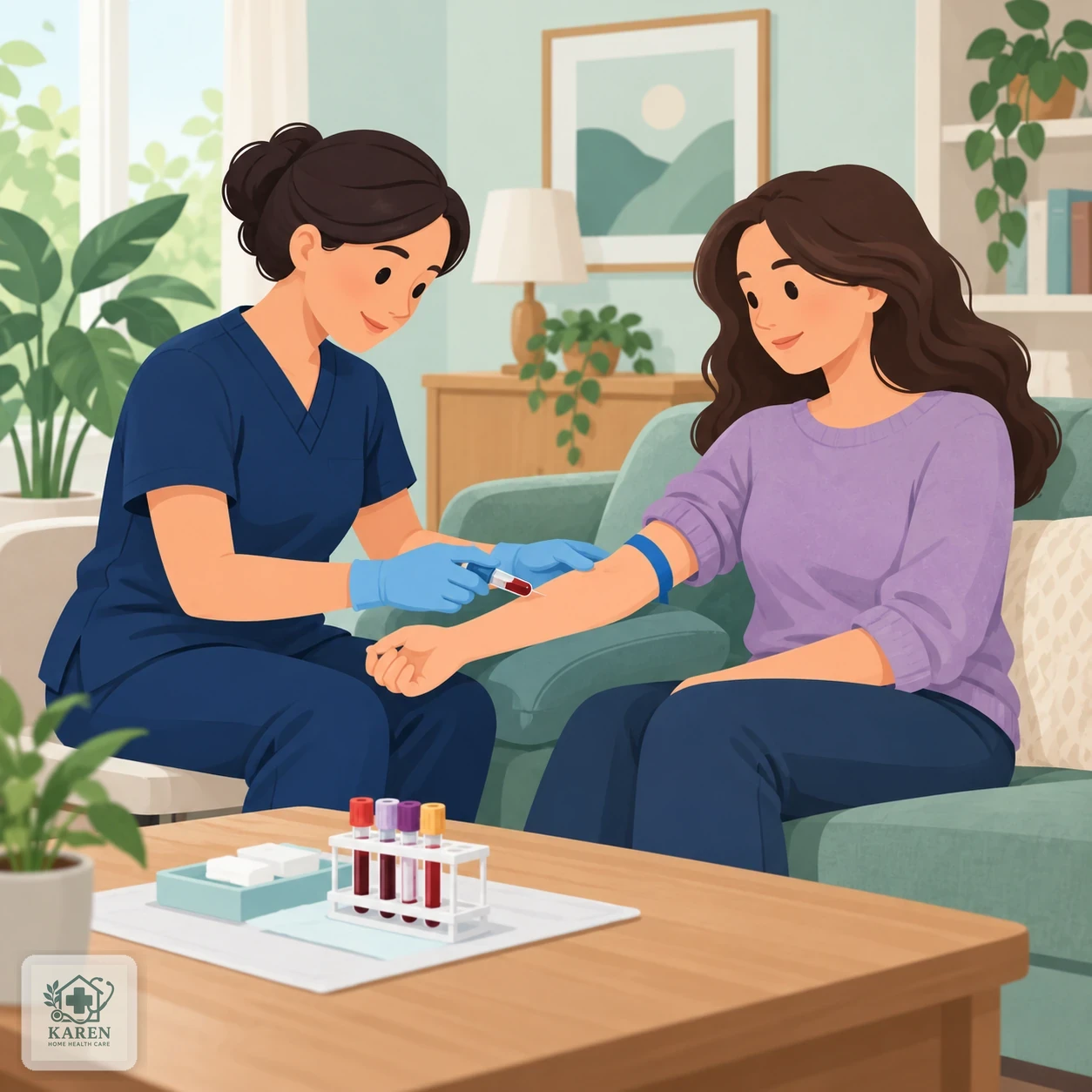 نمونه‌گیری آزمایش آنزیم کبد در منزل