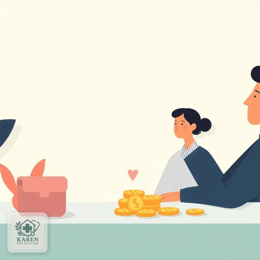 سکه و برچسب قیمت به‌صورت نمادین برای هزینه ویزیت متخصص گوارش