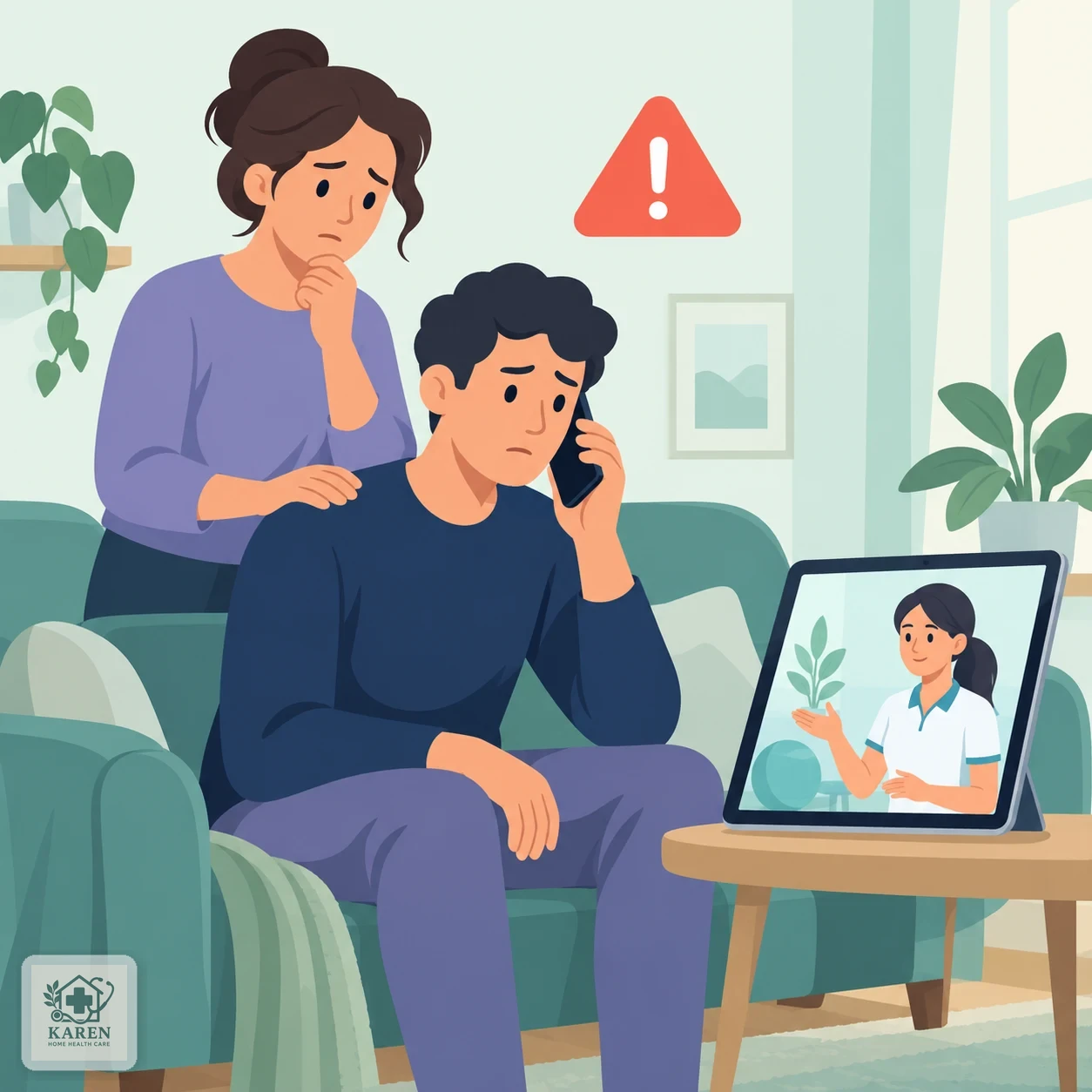 تماس با پزشک یا اورژانس به‌جای فیزیوتراپی هنگام علائم هشدار