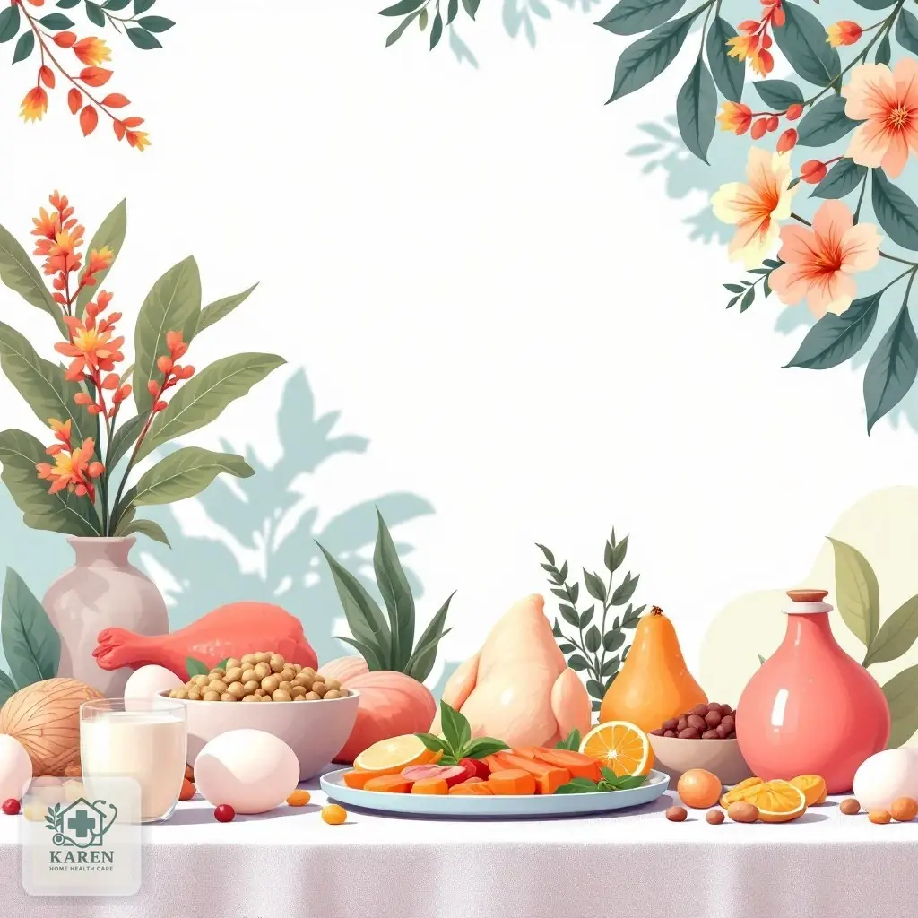 تغذیه سالم و پروتئین کافی برای پیشگیری و بهبود زخم بستر