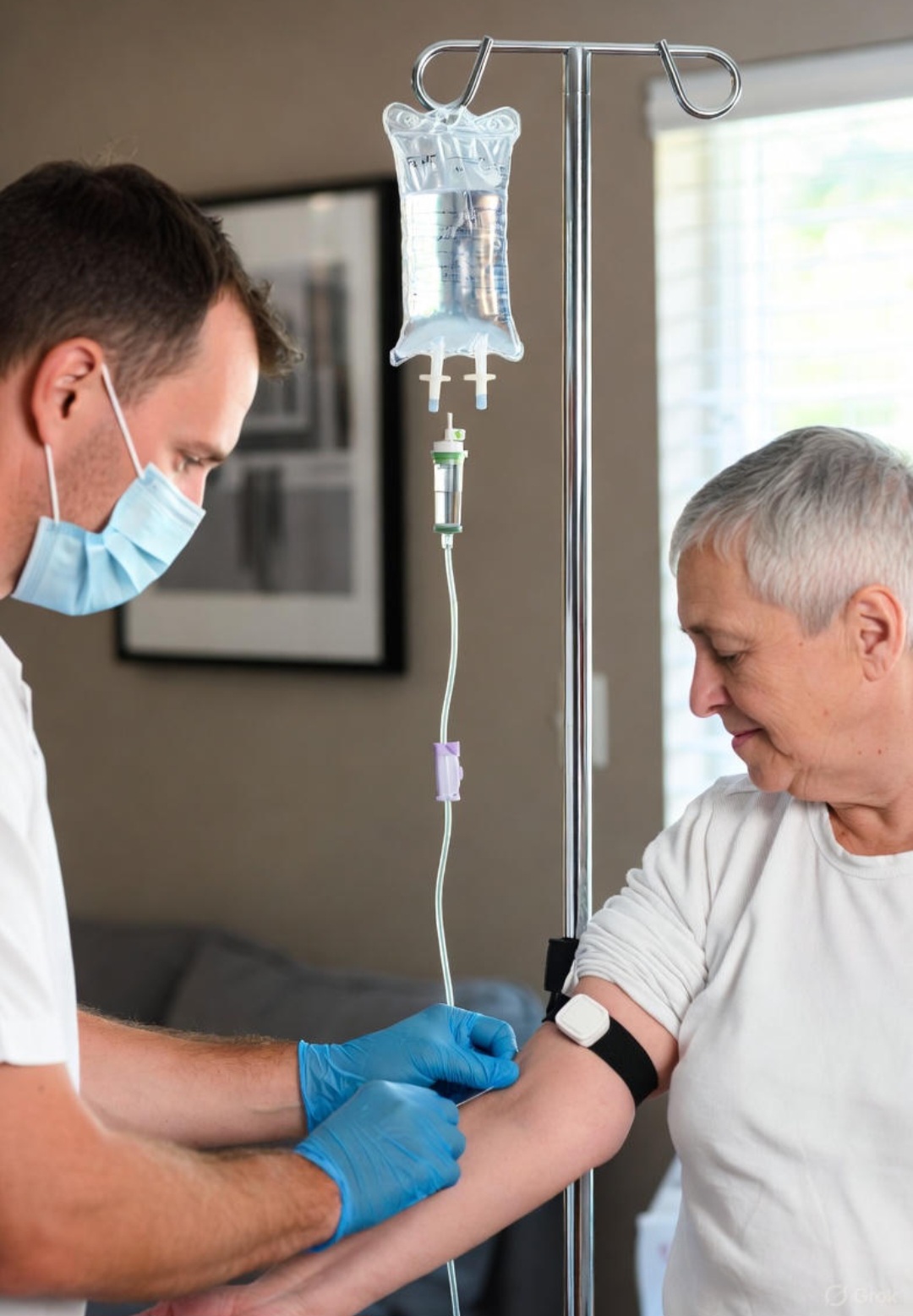 فصد خون ایمن در منزل آجودانیه تهران توسط پرستاران کارن هوم کر